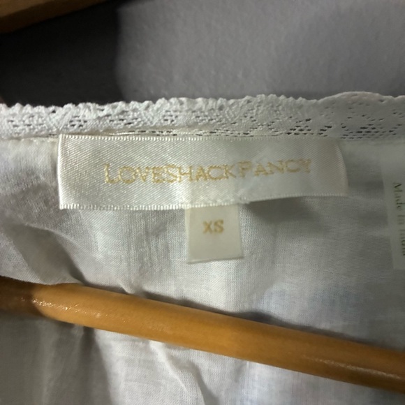 LOVESHACKFANCY Valina Maxi Dress Flutter Sleeve floral cotton coquette XS 0/2 - Picture 6 of 15